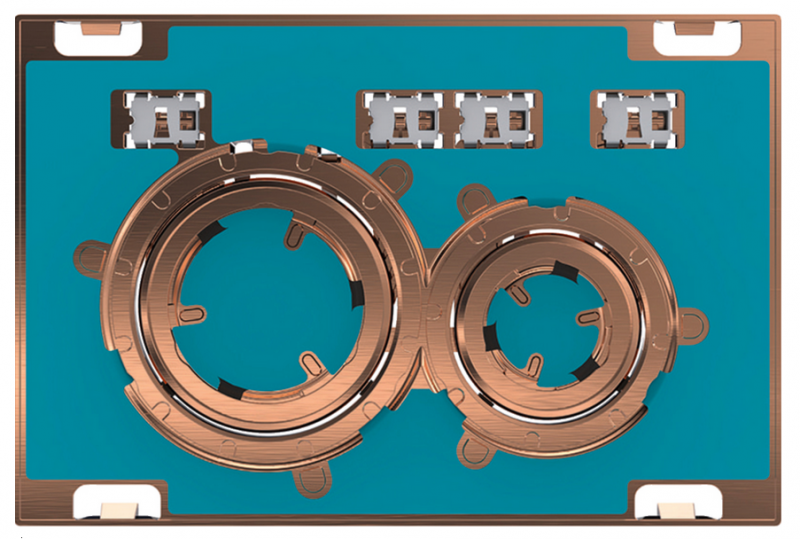 Geberit Sigma 21 przycisk do stelaża uniwersalny do wypełnienia/czerwone złoto 115.650.00.1