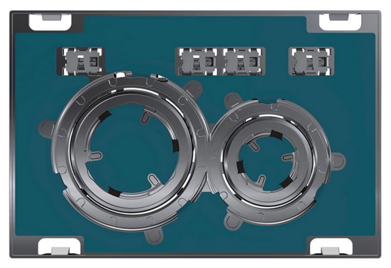 Geberit Sigma 21 przycisk do stelaża uniwersalny do wypełnienia/chrom 115.884.00.1