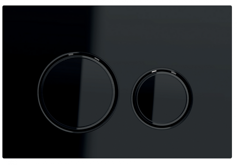 Geberit Sigma 21 przycisk do stelaża szkło czarne/czarny chrom 115.651.SJ.1