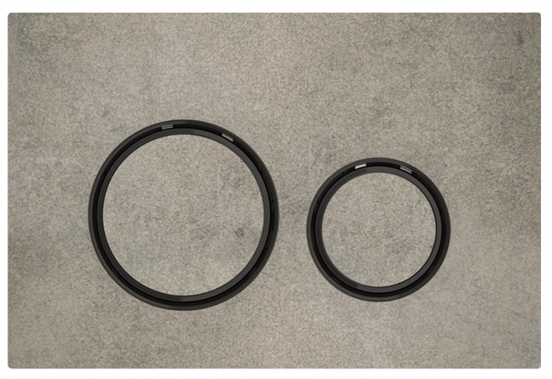 Geberit Sigma 21 przycisk do stelaża imitacja betonu/czarny chrom 115.651.JV.1