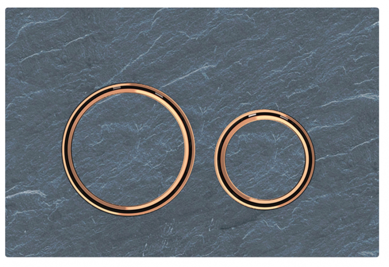 Geberit Sigma 21 przycisk do stelaża łupek mustang/czerwone złoto 115.650.JM.1