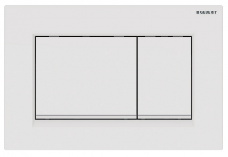 Geberit Sigma 30 przycisk do stelaża biały/biały mat /biały 115.883.11.1