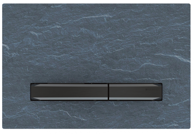 Geberit Sigma 50 NEW przycisk do stelaża WC UP320 łupek mustang/czarny chrom 115.671.JM.2