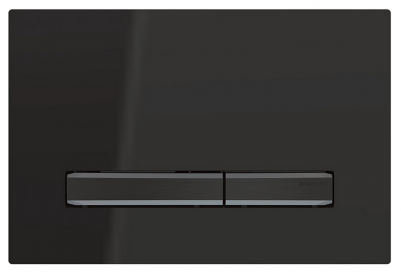 Geberit Sigma 50 NEW przycisk do stelaża WC UP320 czarny/czarny chrom 115.671.DW.2