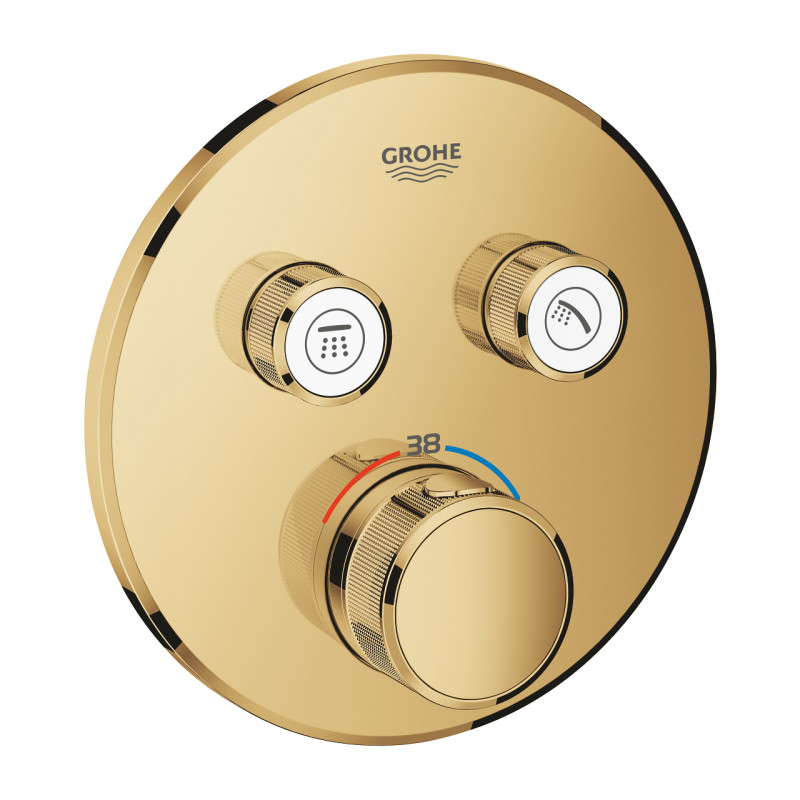 Grohe Grohtherm Smartcontrol podtynkowa bateria termostatyczna 2-drożna złoty polerowany 29119GL0
