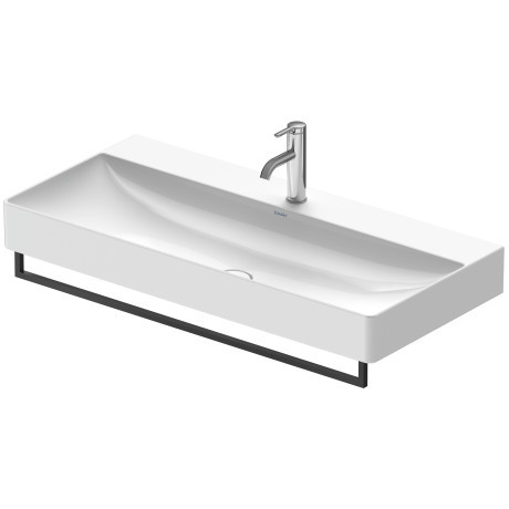 Duravit DuraSquare reling wieszak na ręcznik do umywalki 94 cm czarny mat 0031194600