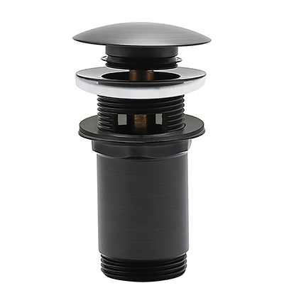 Omnires korek klik-klak do umywalki z przelewem antracyt A706AT