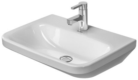 Duravit Med umywalka 60 cm 60x44 bez przelewu, z otworem na baterię biały alpin 2324600000