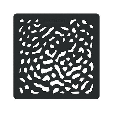 Excellent Arda pokrywa brodzika kratka odpływowa czarny mat BREX.1509.BLN