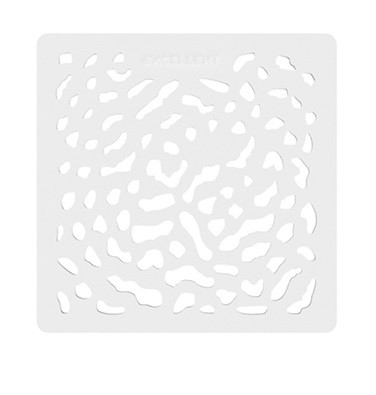 Excellent Arda pokrywa brodzika kratka odpływowa biały mat BREX.1509.WHN