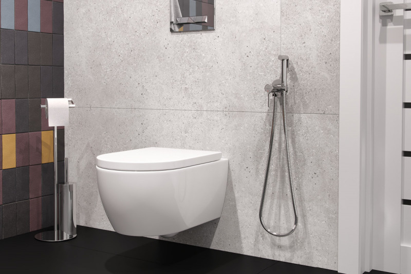 Excellent Pi podtynkowy system bidetowy chrom połysk AREX.1204CR