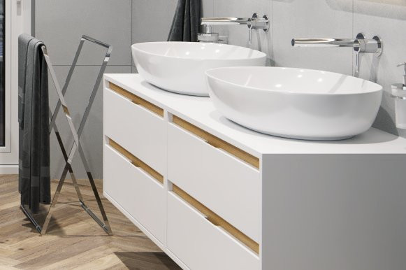 Excellent Pi bateria umywalkowa podtynkowa 188 mm chrom połysk AREX.1214CR