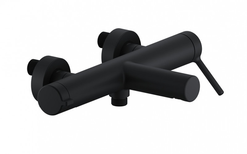 Excellent Pi bateria wannowa ścienna czarny mat AREX.1205BL