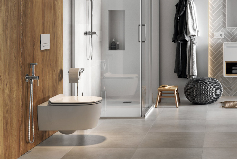 Excellent Pi podtynkowy system bidetowy chrom połysk AREX.1204CR