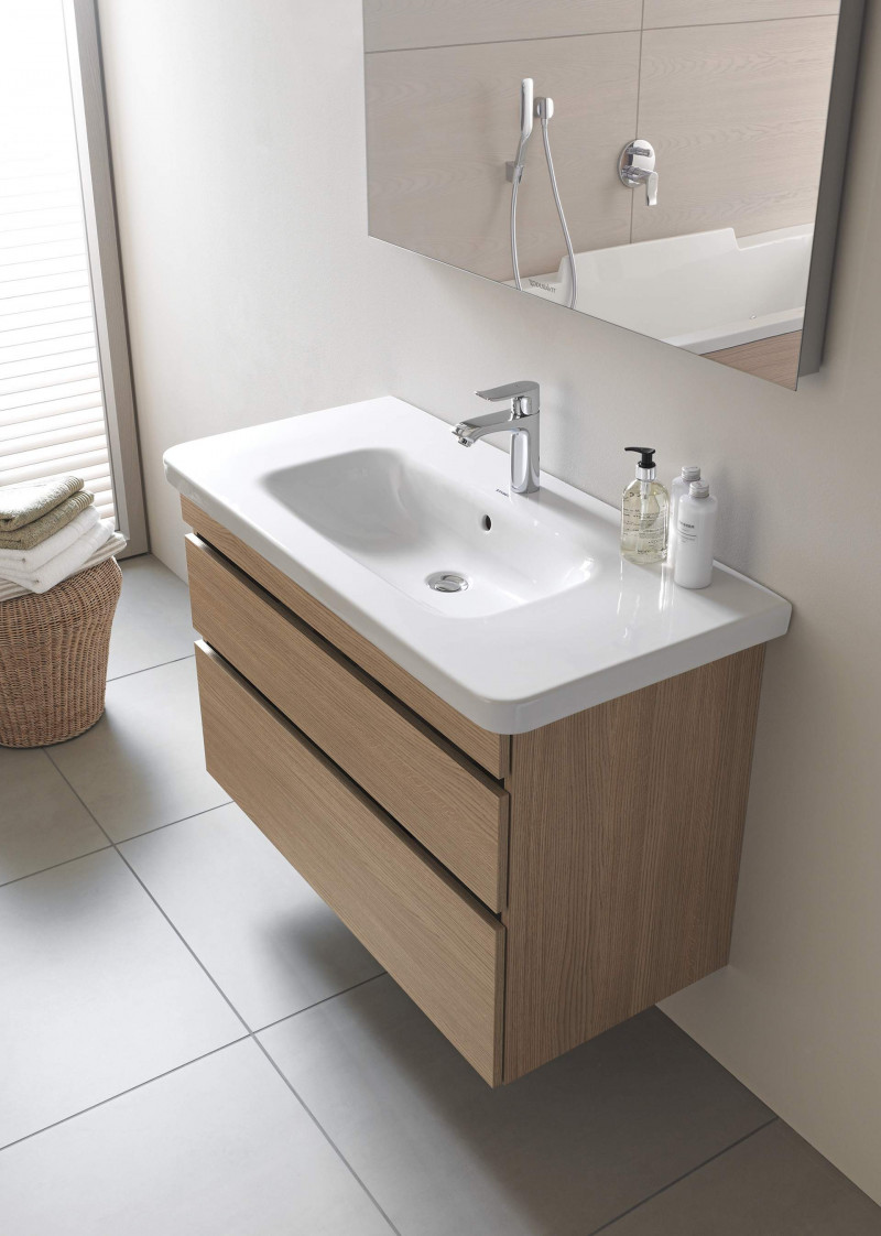 Duravit DuraStyle umywalka meblowa z przelewem z jednym otworem 120 cm biały alpin 2320120000