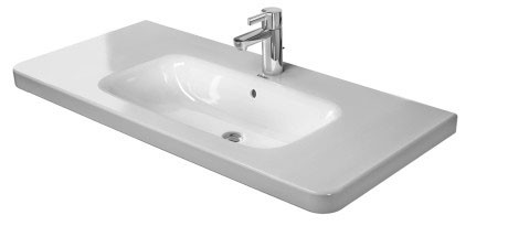 Duravit DuraStyle umywalka meblowa z przelewem z jednym otworem 100 cm biały alpin 2320100000