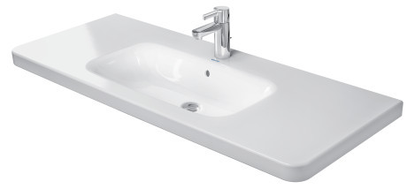 Duravit DuraStyle umywalka meblowa z przelewem z jednym otworem 120 cm biały alpin 2320120000
