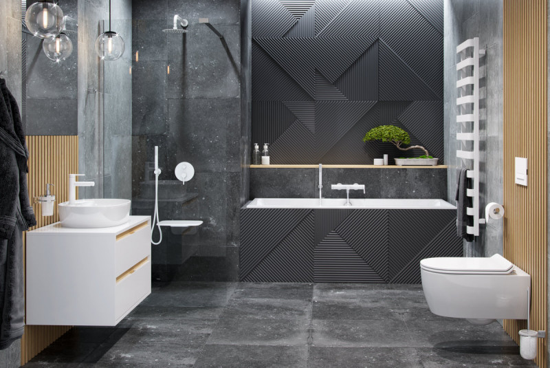 Excellent Loka zestw prysznicowy punktowy z uchwytem biały mat AREX.1205WH