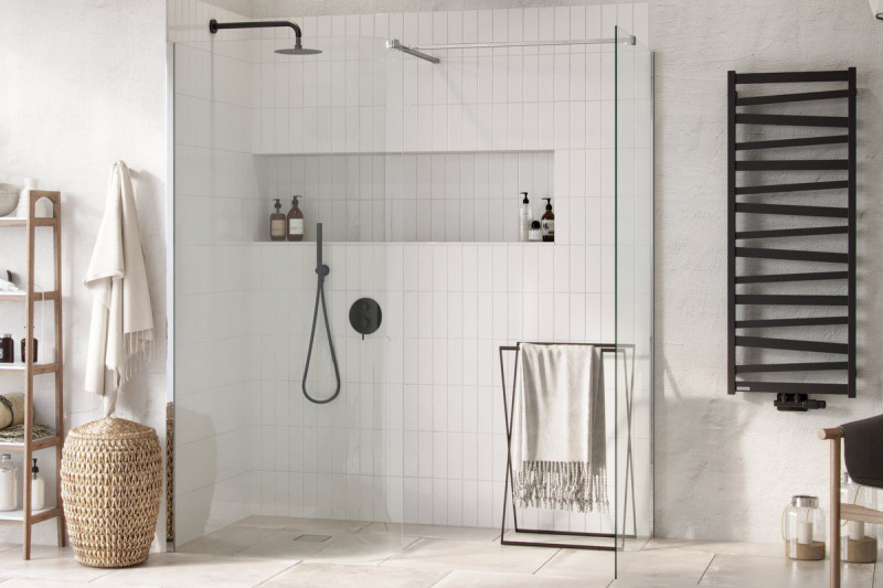 Excellent Pi kompletny zestaw prysznicowy podtynkowy czarny mat AREX.SET.1245BL