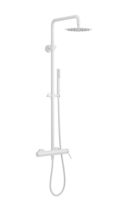 Excellent Pi zestaw prysznicowy z deszczownicą 20x20 biały mat AREX.1281WH