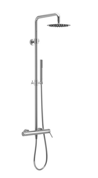 Excellent Pi zestaw prysznicowy z deszczownicą 20x20 chrom połysk AREX.1281CR