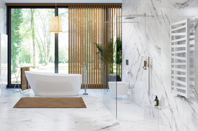 Excellent Arda pokrywa brodzika kratka odpływowa biały mat BREX.1509.WHN