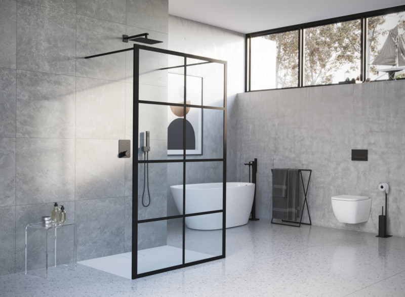 Excellent Lavano brodzik kwadratowy niski 100x100 kompozyt biały BREX.1102.100.100.WHN