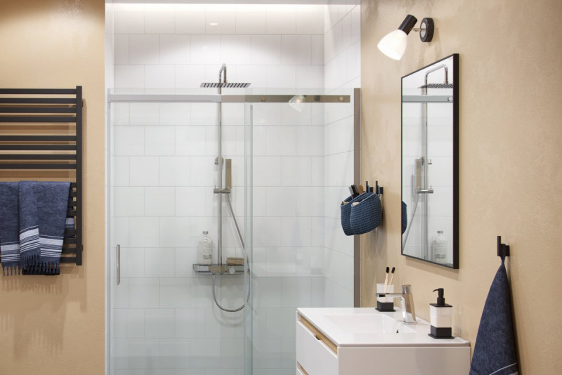 Excellent Kuadro lustro prostokątne 80x60 czarny mat DOEX.KU080.060.BL