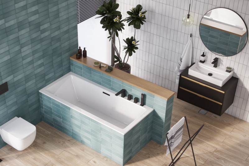 Excellent Virro lustro okrągłe 60x60 czarny mat DOEX.VI060.BL