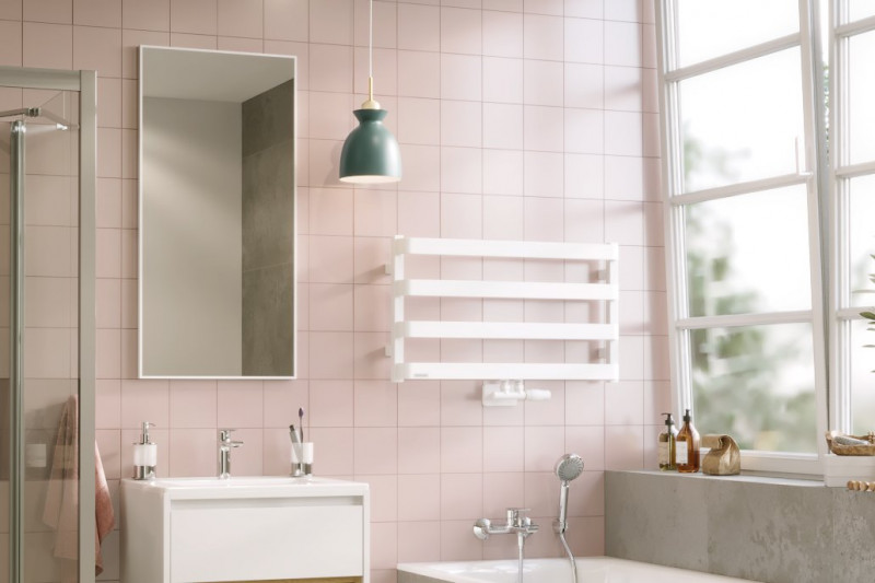 Excellent Kuadro lustro prostokątne 100x50 biały mat DOEX.KU100.050.WH