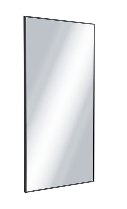 Excellent Kuadro lustro prostokątne 100x50 czarny mat DOEX.KU100.050.BL