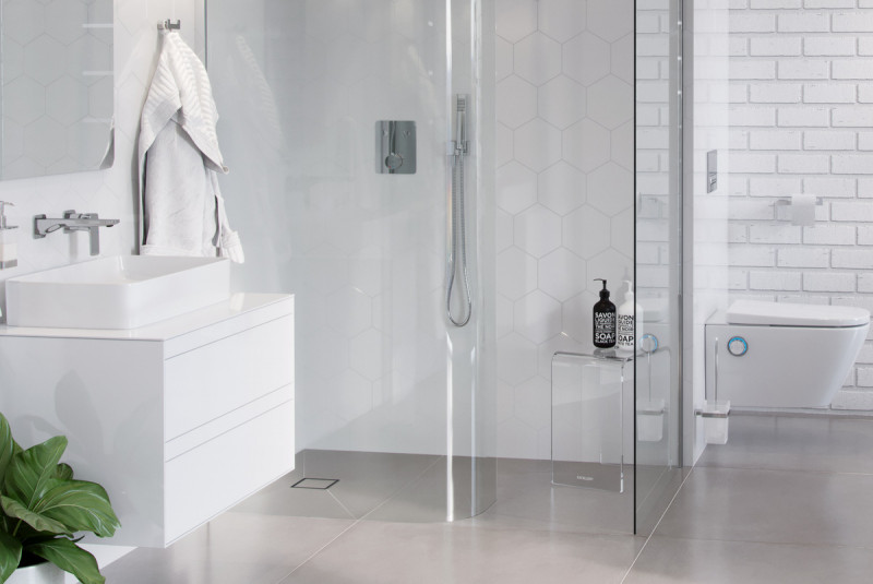 Excellent Torvi odpływ punktowy 13x13 cm kratka 2w1 stal nierdzewna INEX.TO130.50