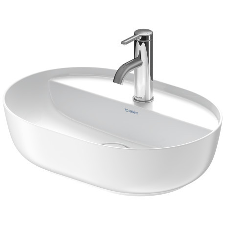 Duravit Luv umywalka szlifowana 50 cm z otworem na baterię biały-biały mat 0380502600