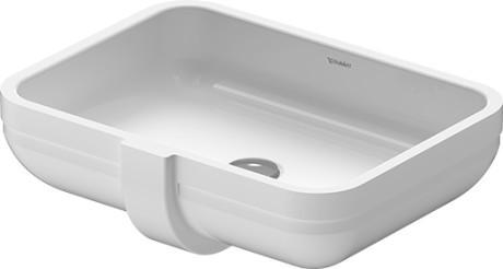 Duravit Happy D.2 umywalka podblatowa 48cm 48x34 z przelewem biały alpin 0457480000