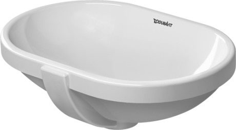 Duravit Foster umywalka podblatowa 43cm z przelewem biały alpin 0336430000
