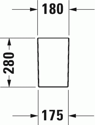 Duravit Happy D.2 półpostument biały alpin 0858320000
