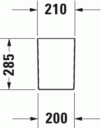 Duravit Happy D.2 półpostument  biały alpin 0858280000