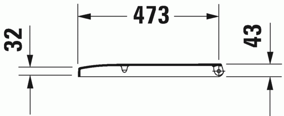 Duravit Happy D.2 deska WC zwykła biały alpin 0064610000