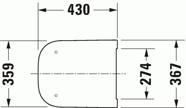 Duravit Happy D.2 deska WC wolnoopadająca biały antracyt mat 0064591300