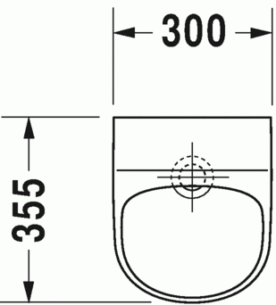 Duravit Me by Starck Dry pisuar suchy bez muchy HygieneGlaze biały alpin 2814302000
