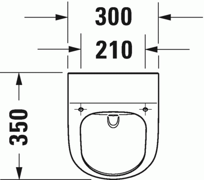 Duravit Me by Starck pisuar bez muchy Rimless biały alpin 2812300000