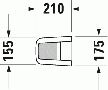 Duravit Me by Starck postument biały alpin 0858390000