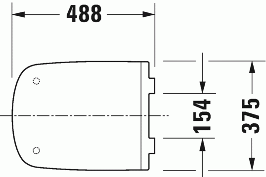 Duravit Durastyle deska WC zwykła biały alpin 0060510000