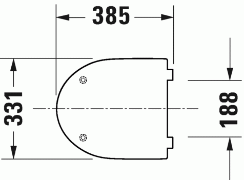 Duravit Durastyle Basic deska wolnoopadającca WC  biały alpin 0021390000