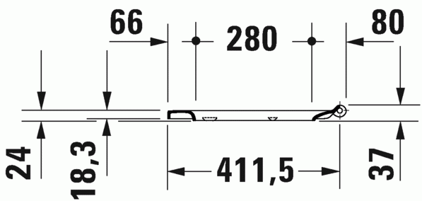 Duravit Durastyle Basic Compact deska WC wolnoopadająca biały alpin 0026190000