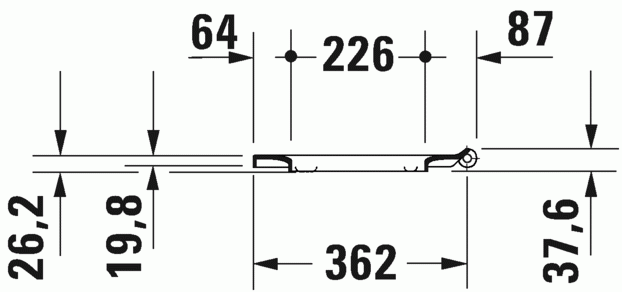 Duravit Durastyle Basic deska wolnoopadającca WC  biały alpin 0021390000