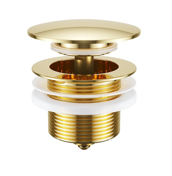 Excellent korek clik-clack wannowy do wannien wolnostojących złoty połysk ARIN.3485.01GL