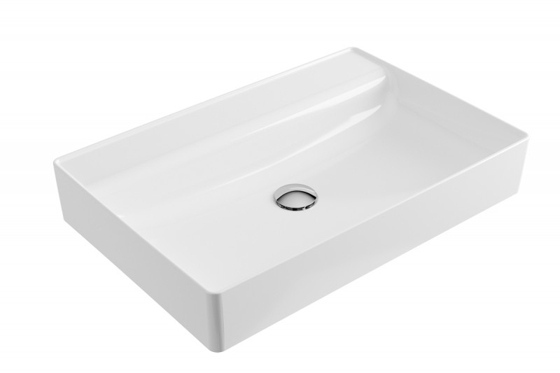 Excellent Rima 2.0 umywalka nablatowa bez otworu na baterię 60x40 biały CEEX.4902.600.WH