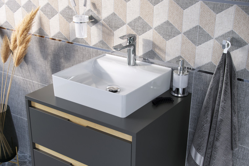 Excellent Rima 2.0 umywalka nablatowa 40x40 biały CEEX.4901.400.WH