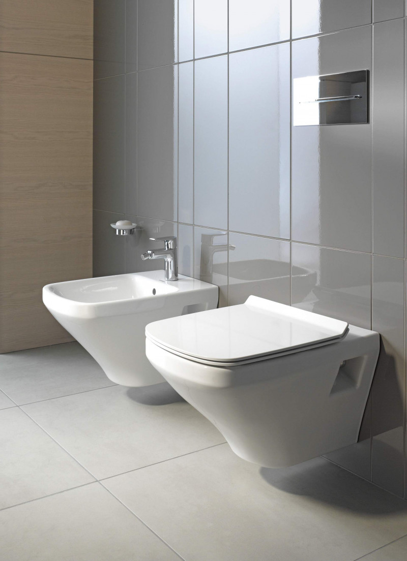 Duravit DuraStyle bidet wiszący z półką na baterię 37x54 cm biały alpin 2282150000